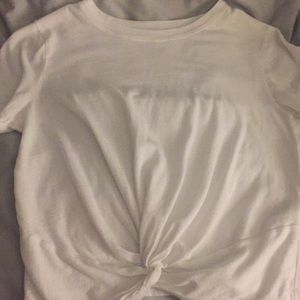 XS (extra small) white Hollister top